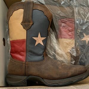 Rebel by Durango Texas Flag Western Women’s Lady Rebel Boots Size 7.5M